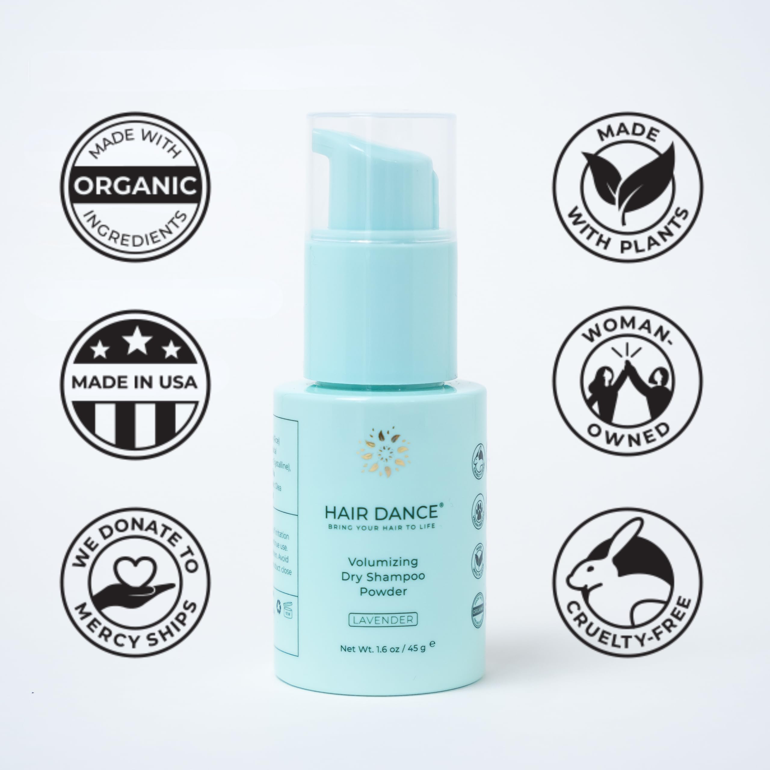 Hair Dance after-workout refresh keeps hair clean and light