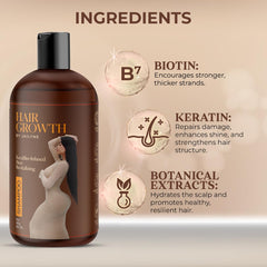 Shampoo pump dispensing the formula for easy daily use