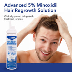 Hair Regen Minoxidil Foam crown-vertex focus fast-absorbing daily care