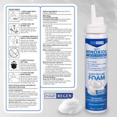 Hair Regen Minoxidil Foam long-term home care supports steady routine use