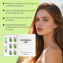 Hair Regrowth System scalp massage demonstrates easy daily use.