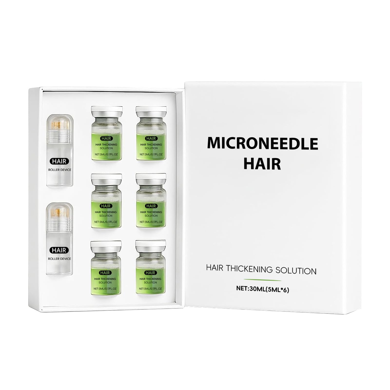 Hair Regrowth System serum biotin drops nourish the scalp and improve texture.