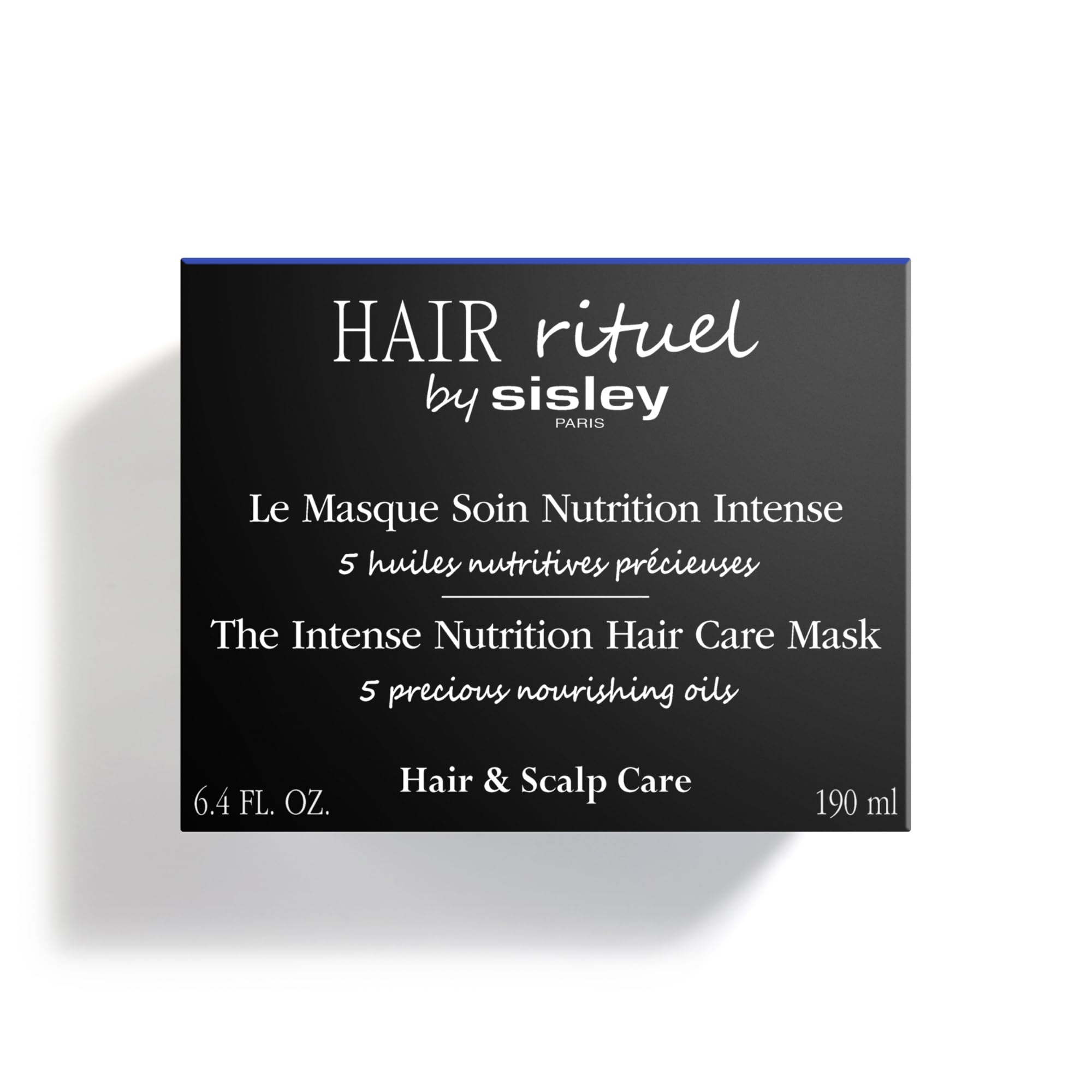 Hair Rituel by Sisley Intense Nutrition Mask bottle with fresh scent.