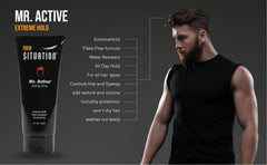 Hair Situation Mr. Active strong hold texture for sleek styles