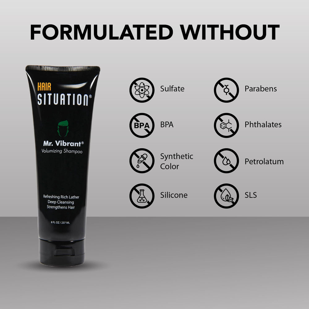 Hair Situation Mr. Cool Wet Look Gel shine detail captures luminous finish after styling.
