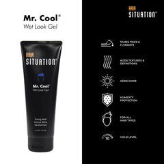 Humidity-resistant shine from Hair Situation Mr. Cool Wet Look Gel