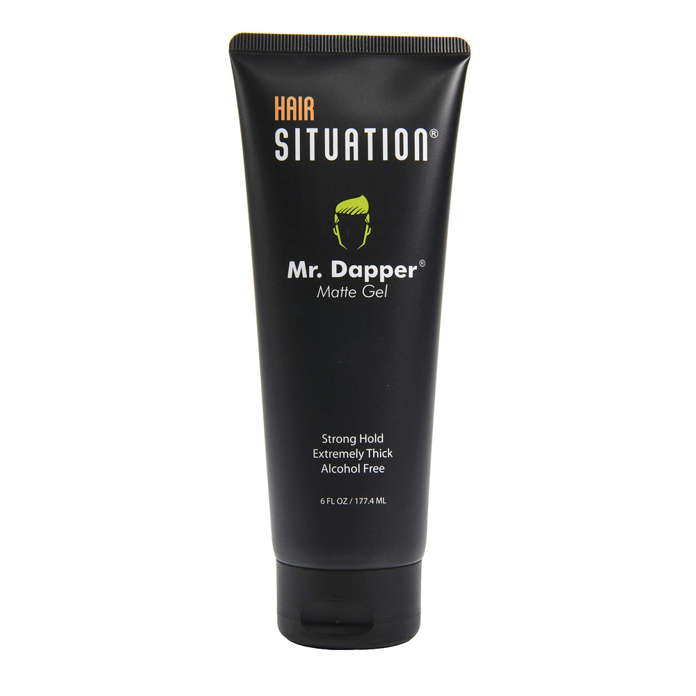 Hair Situation Mr. Dapper Matte Look application shot highlighting matte finish.