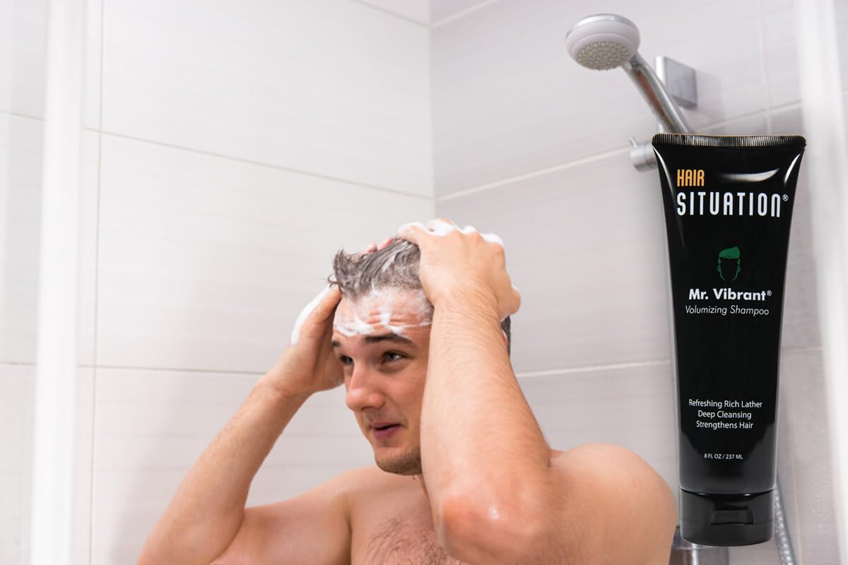 Hair Situation Mr. Vibrant Volumizing Shampoo daily-use routine adds body