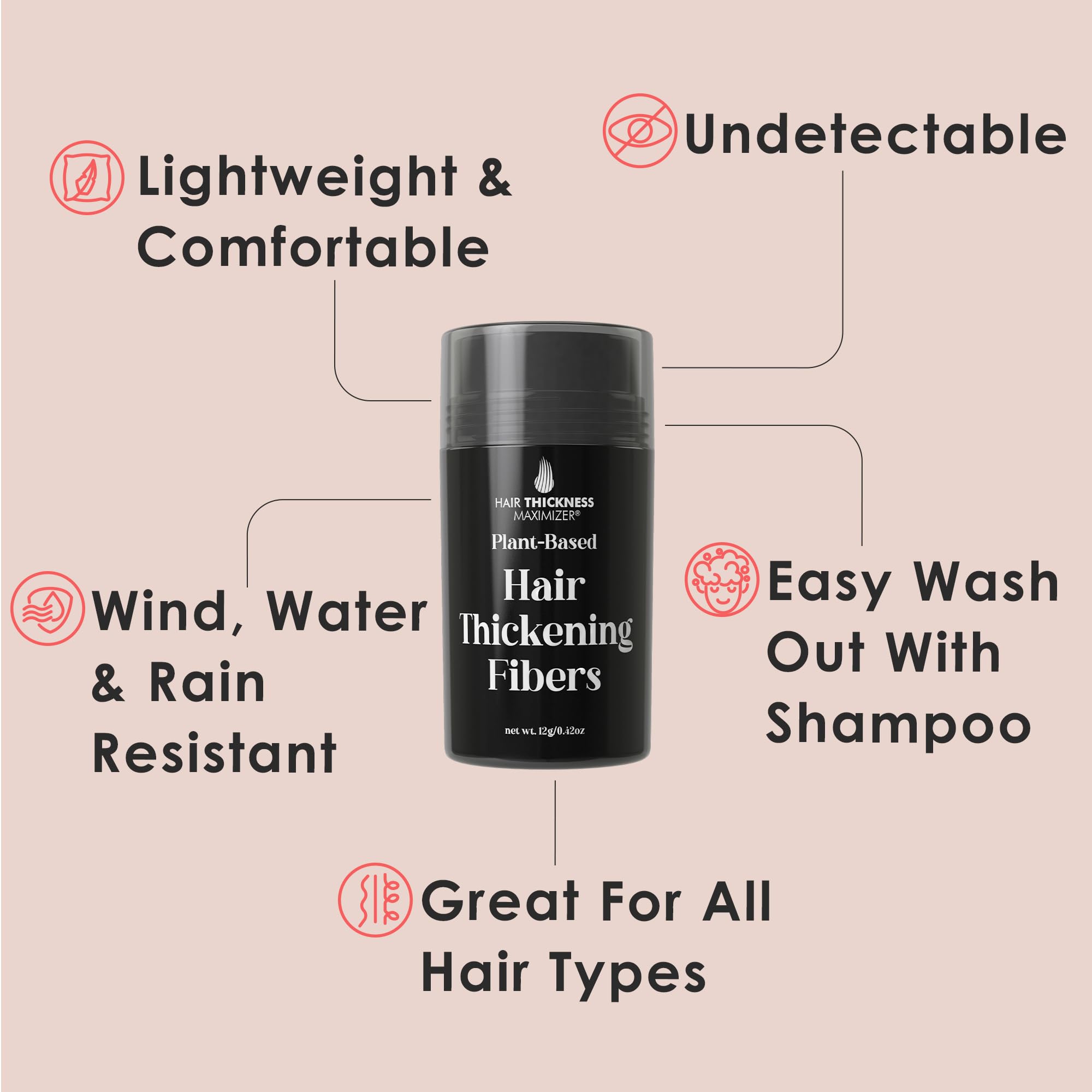Crown coverage with Hair Thickness Maximizer for a fuller-looking top.