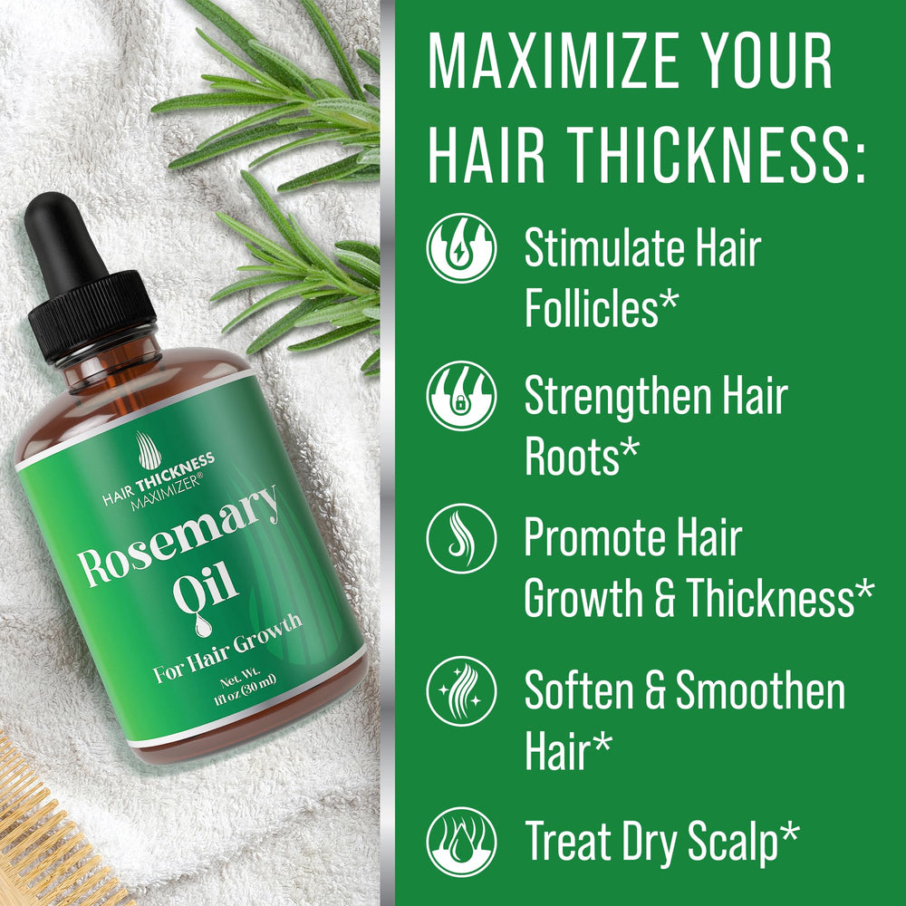 Hair Thickness Maximizer jojoba oil blend nourishes strands during treatment