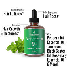 Close-up of peppermint oil application showing easy daily use.
