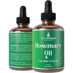 Hair Thickness Maximizer rosemary oil 1oz bottle for scalp hydration and healthier hair