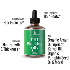 Hair Thickness Maximizer serum dropper applying product for easy daily use