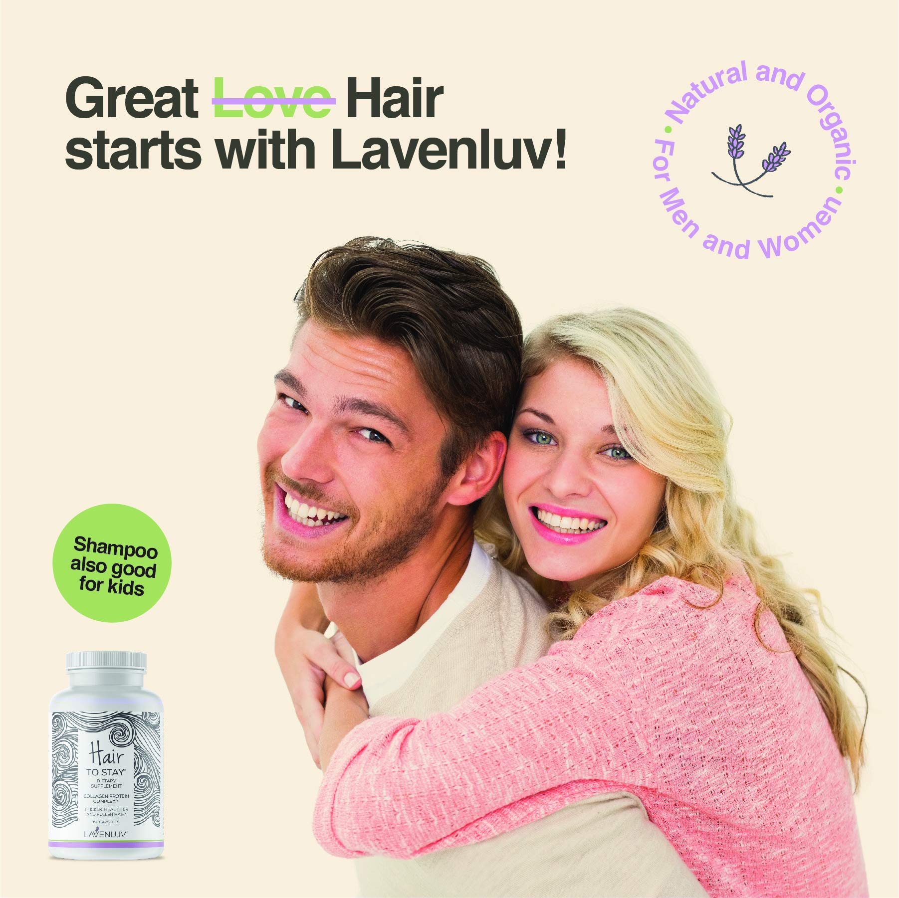 Hair to Stay made in USA branding signaling quality and safety standards