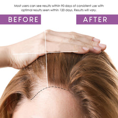 Hair to Stay tea tree scalp cleanse showing purifying action