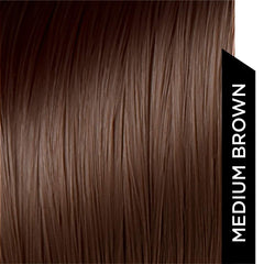HAIRATIN fibers being sprinkled for quick, natural-looking volume.