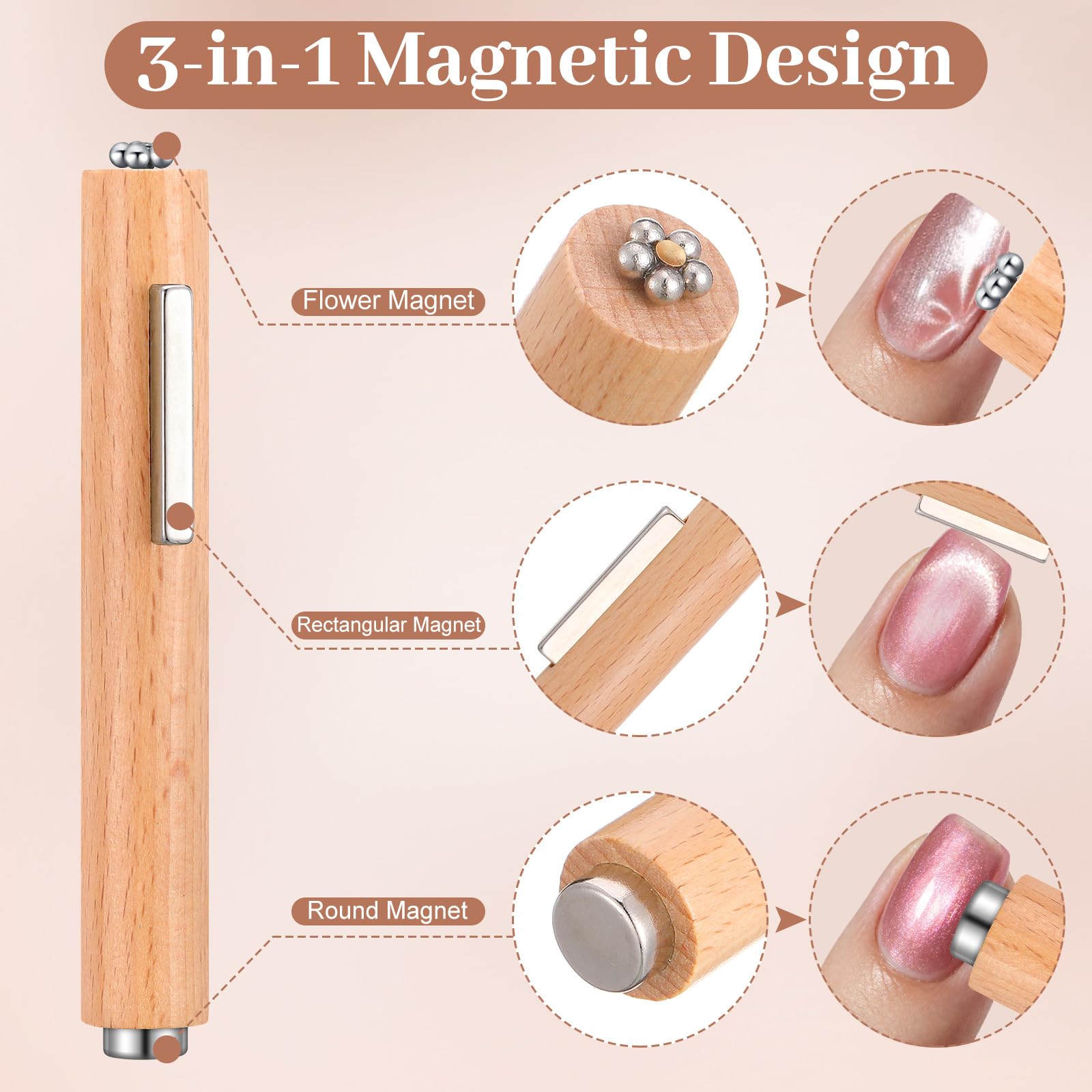 HairChrysm scissor-shaped magnet left guides precise lines