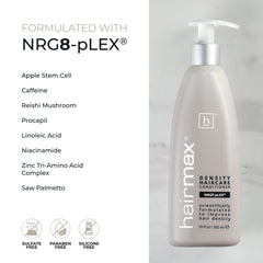 Hairmax Density Conditioner soothing lather emphasizes gentle cleansing and moisture