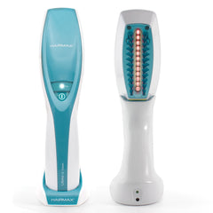 HairMax Ultima 12 Classic LaserComb front view showing cordless design for home use.