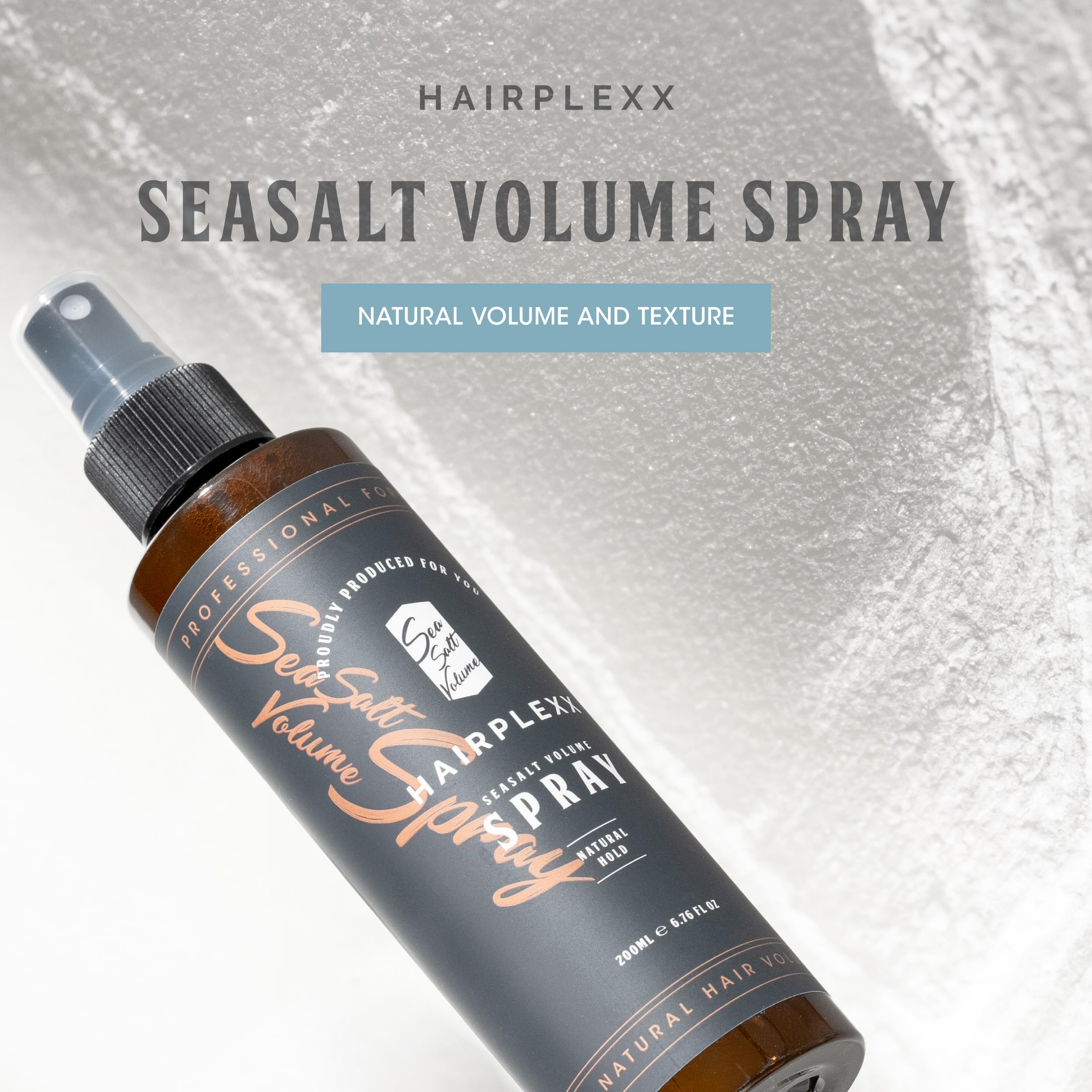 Hairplexx Sea Salt Volume Spray travel pack for on-the-go styling