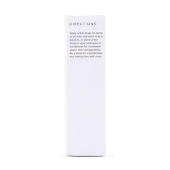 Hairprint Daikon Seed Oil hair-softening application showcases smoother styling.