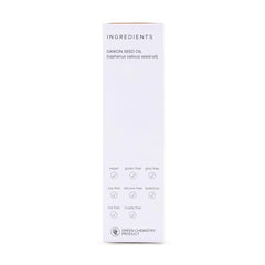 Hairprint Daikon Seed Oil texture close-up shows quick absorption and non-greasy feel.