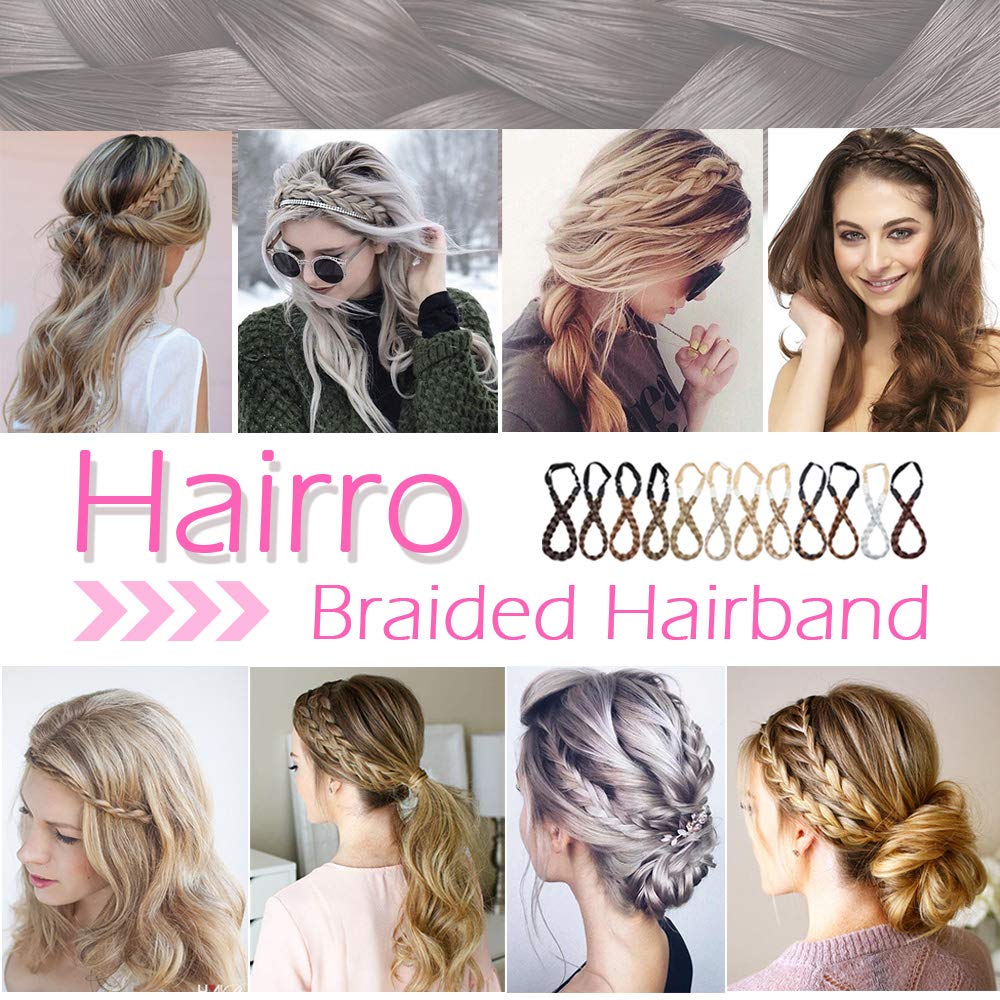 Hairro braided headband for daily use, versatile styling options.