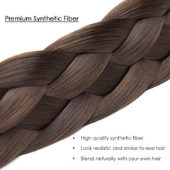 Close-up of Hairro braid texture showing premium synthetic fibers.