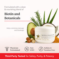 HAIRtamin rinse image showing silky, frizz-controlled results.