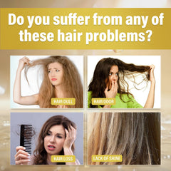 Hajoyful Hair Perfume anti-frizz effect on styled hair.