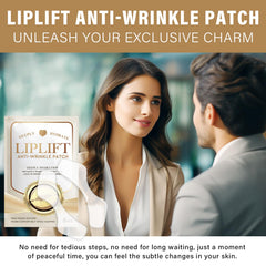 Hajoyful lip patch application shows easy adherence for a comfortable night routine.