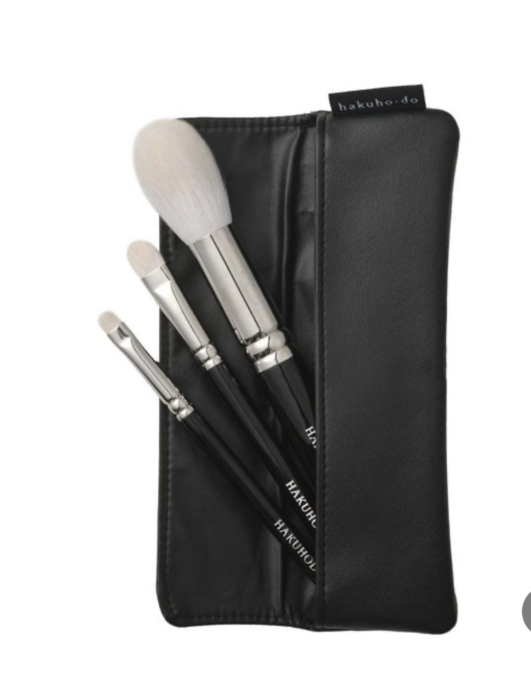 HAKUHODO basic selection 3-piece brush set close-up soft bristles for effortless blending