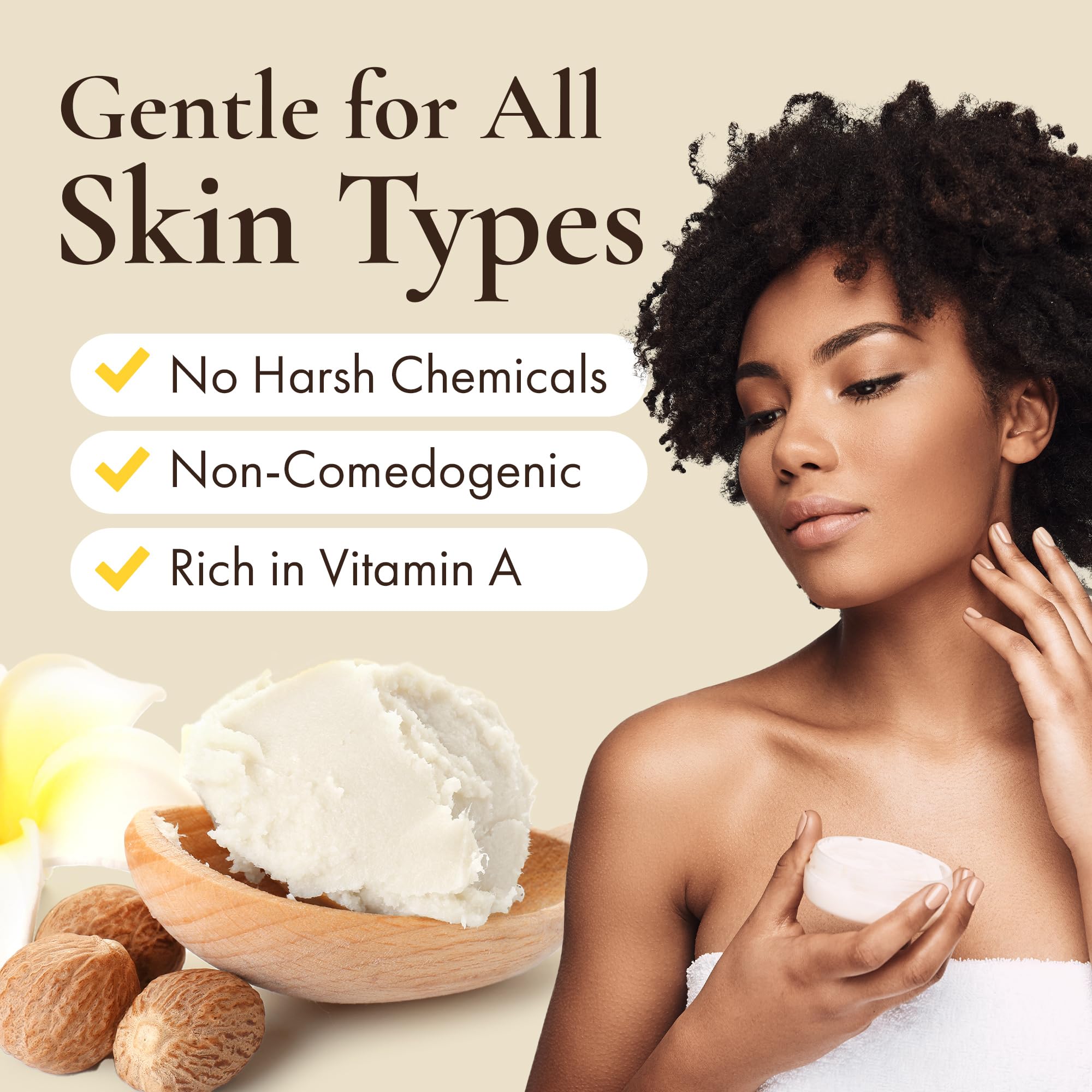 HalalEveryDay premium shea butter from Ghana with pure ingredients.