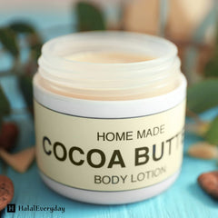 HalalEveryDay cocoa butter lip balm creation for smooth, hydrated lips