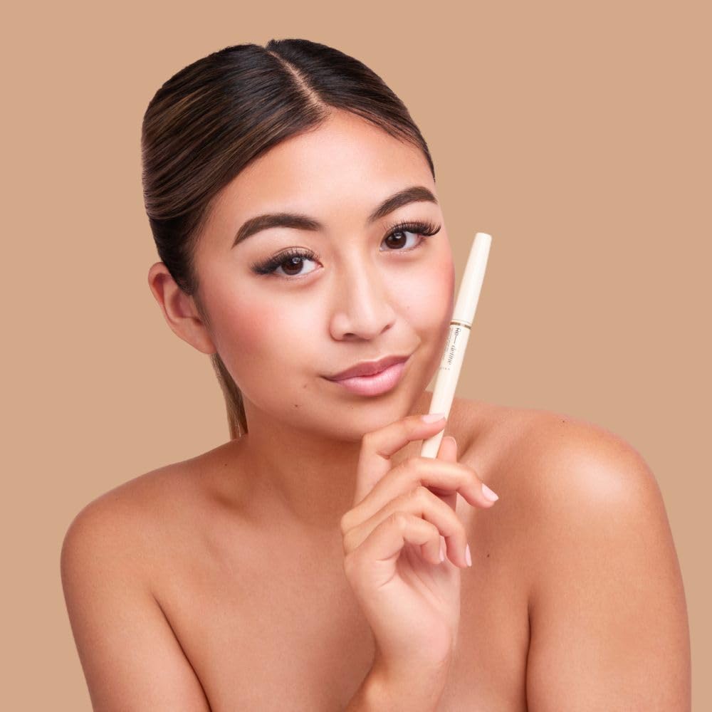 HALEYS brow pen packaging with brand logo and sleek design.