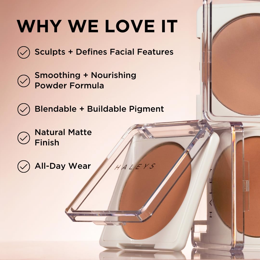 HALEYS Re-sculpt medium bronzer-use for cohesive daily glow