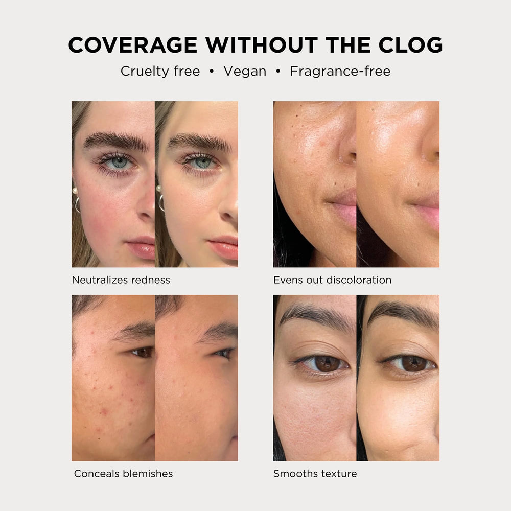 HALEYS Re-form glow finish closeup emphasizes radiant, non-greasy look
