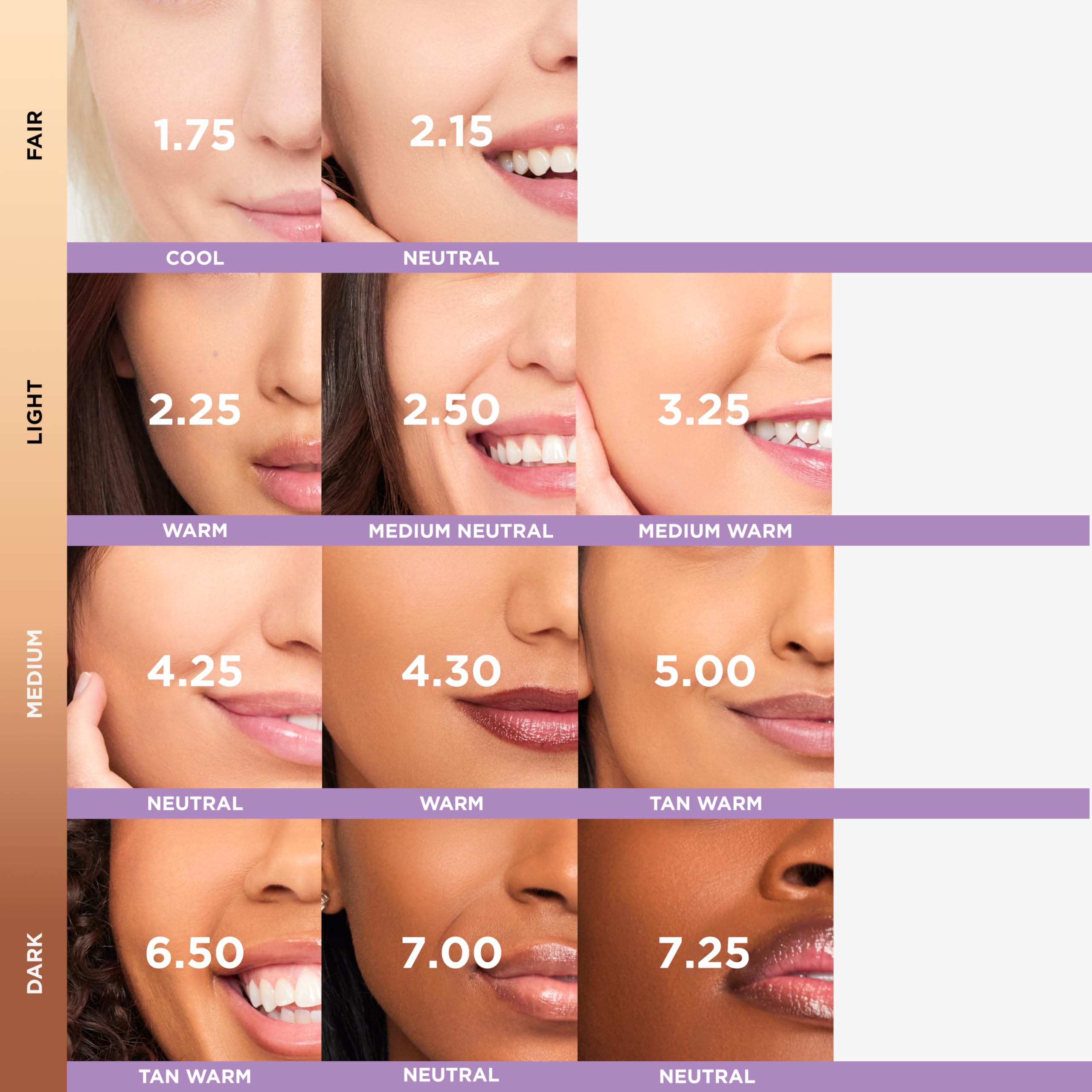 HALEYS Re-set swatches display durable color under daylight