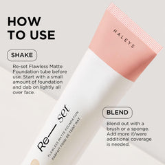 HALEYS Re-set vegan and cruelty-free packaging and bottle design.