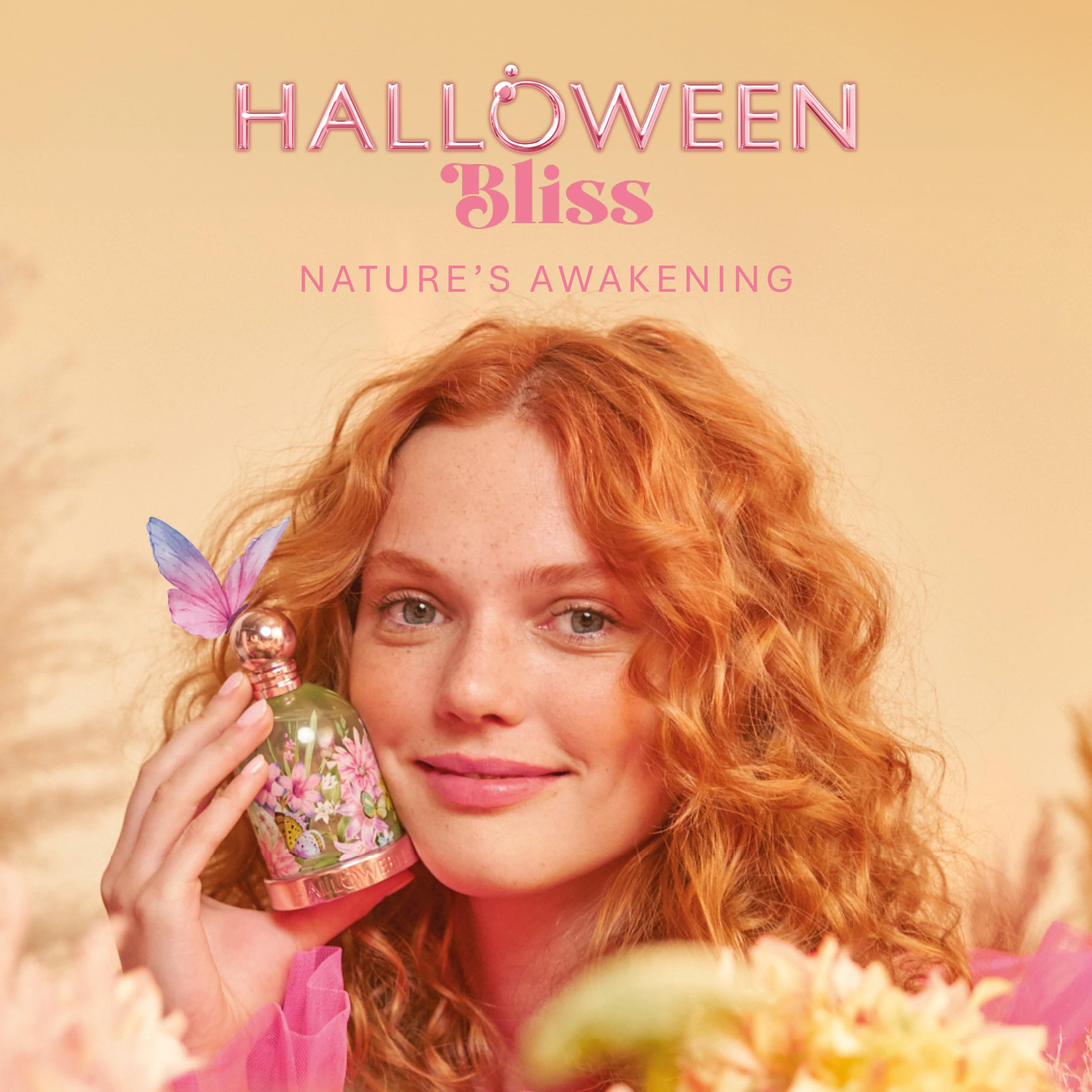 Close-up of cap on Halloween Bliss EDT bottle.