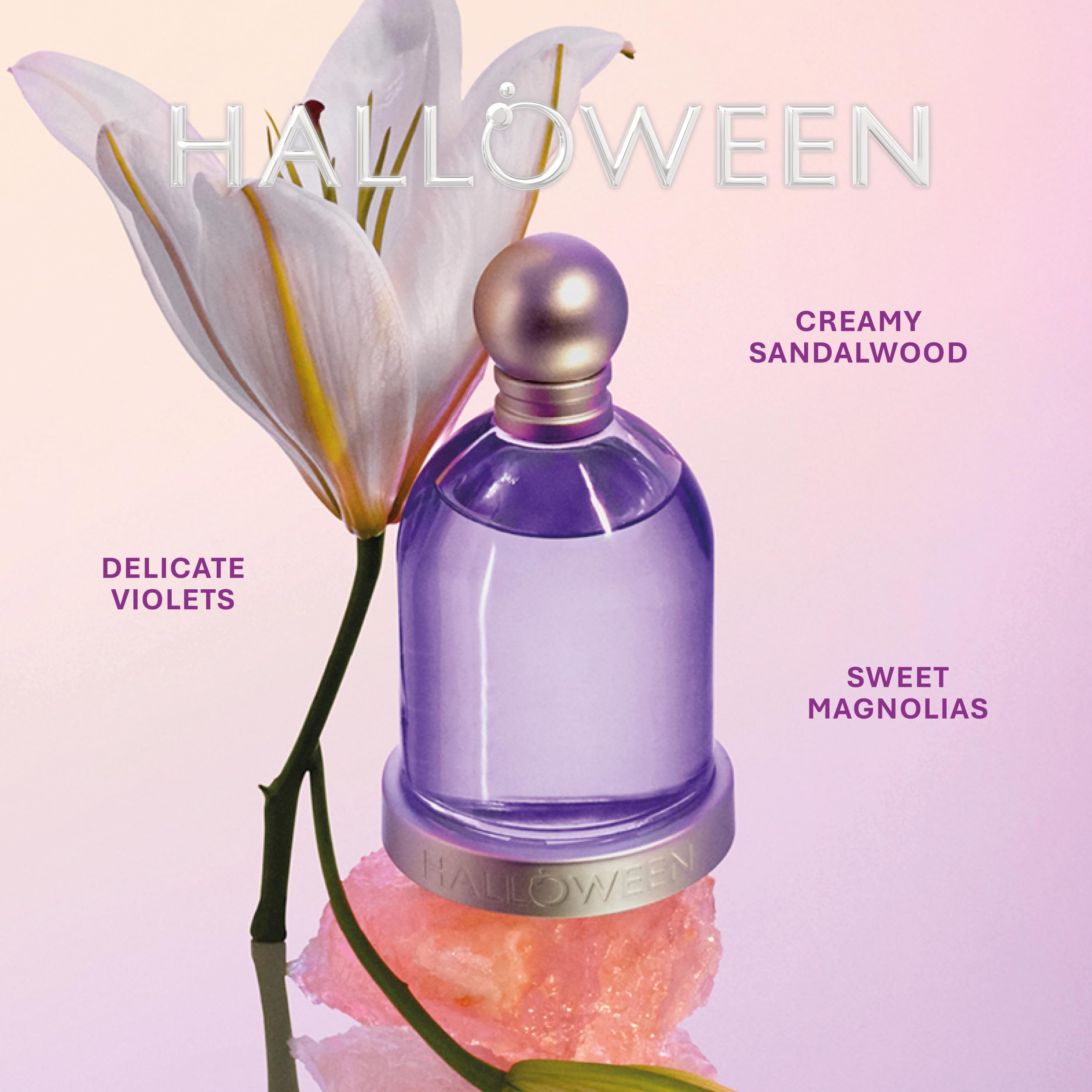 Halloween Eau de Toilette for Women marine-note suggests sea breeze freshness.