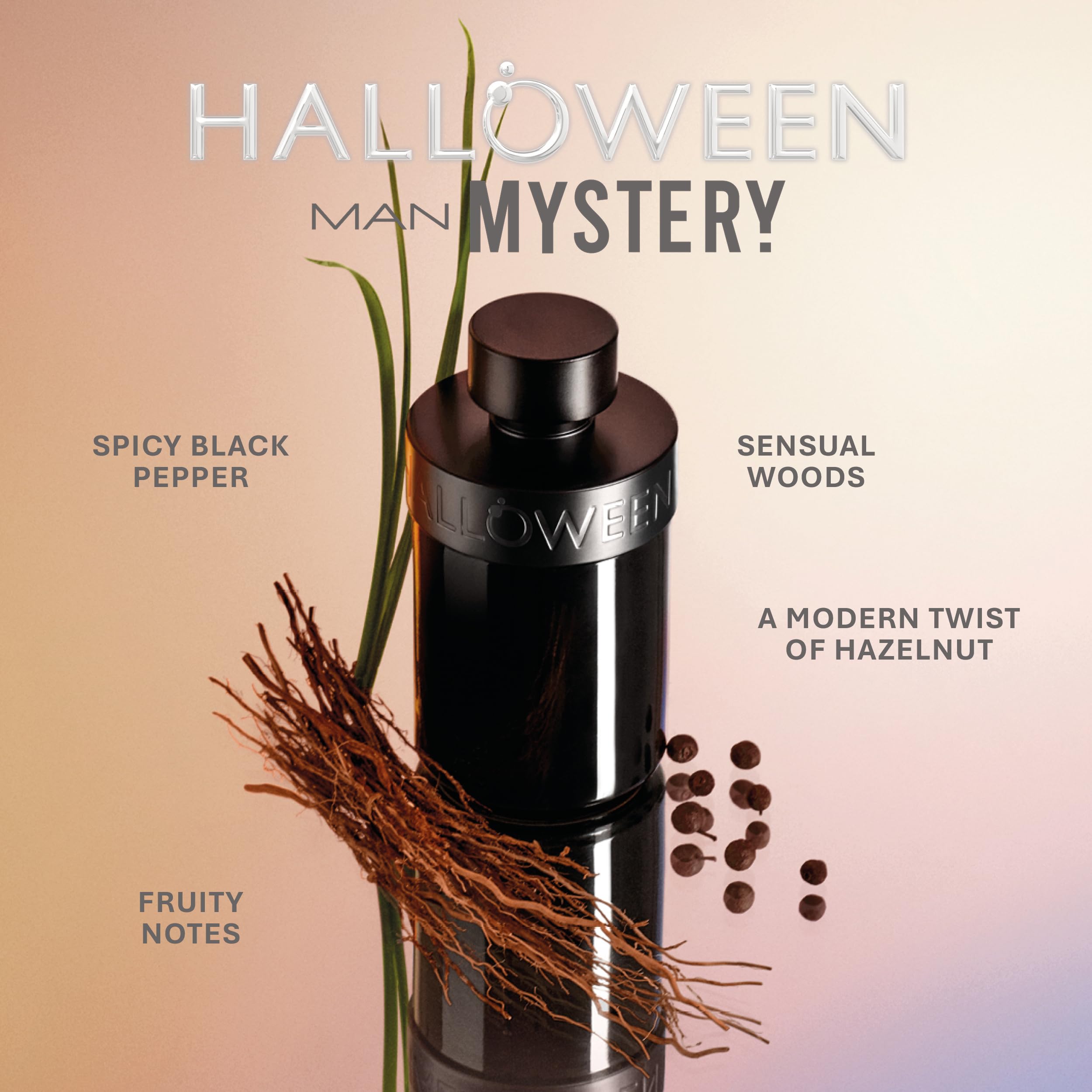 Halloween Man Mystery cap detail with luxe finish signaling sophistication