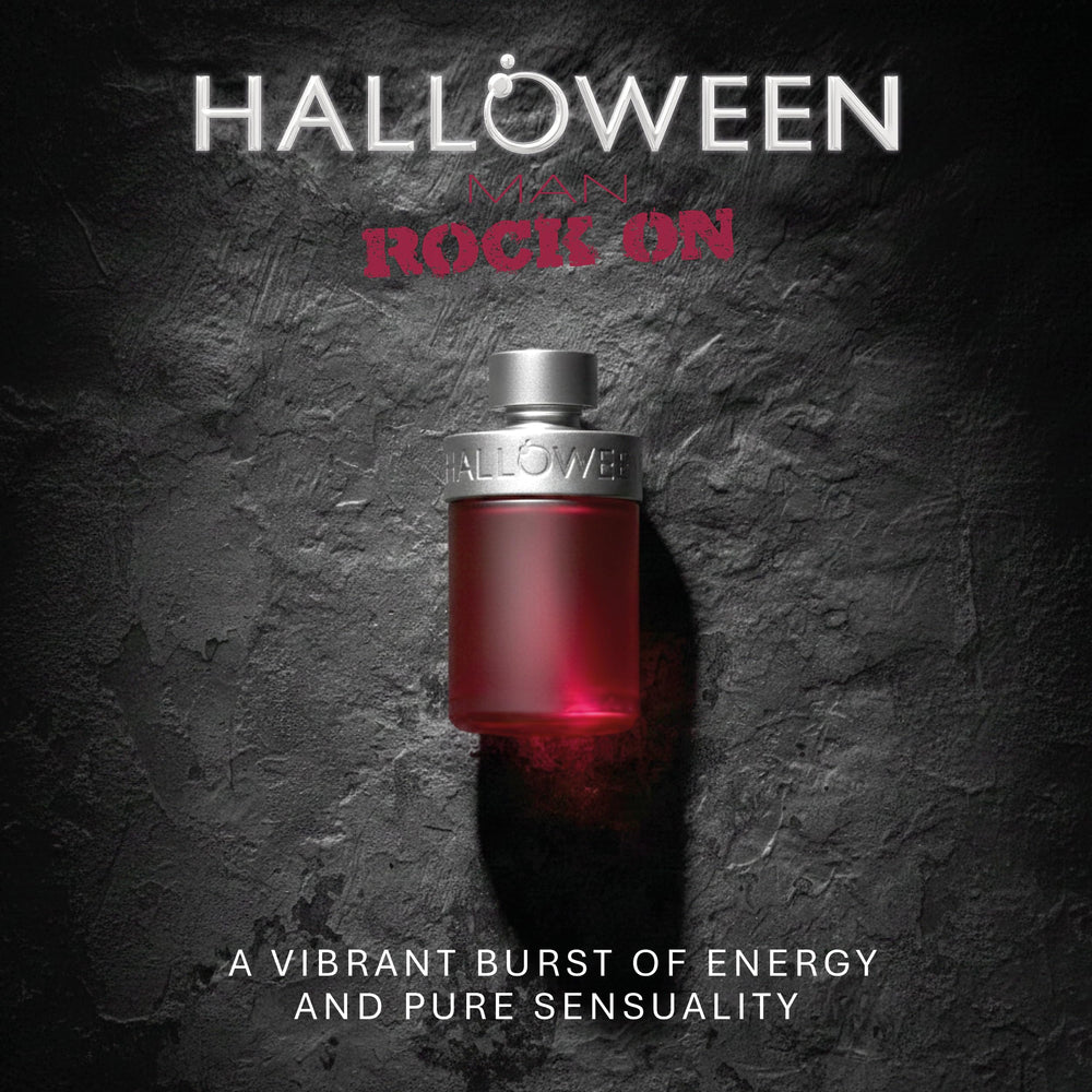 Halloween Man Rock On cap closeup highlights sleek design for on the go