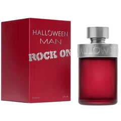 Halloween Man Rock On bottle front for everyday masculine confidence