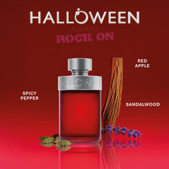 Halloween Man Rock On lemon top notes offer a fresh opening
