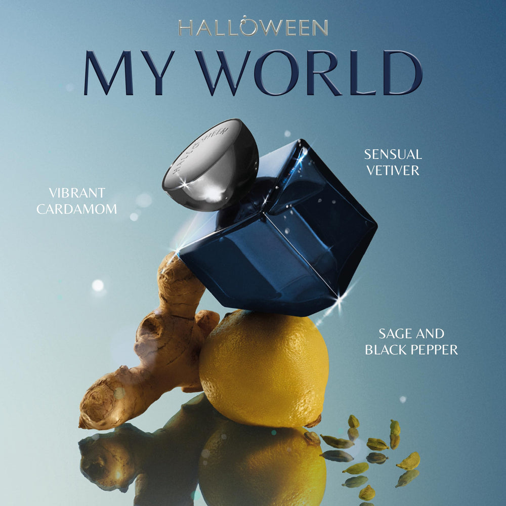Halloween My World spray application demonstrates smooth delivery and all-day freshness
