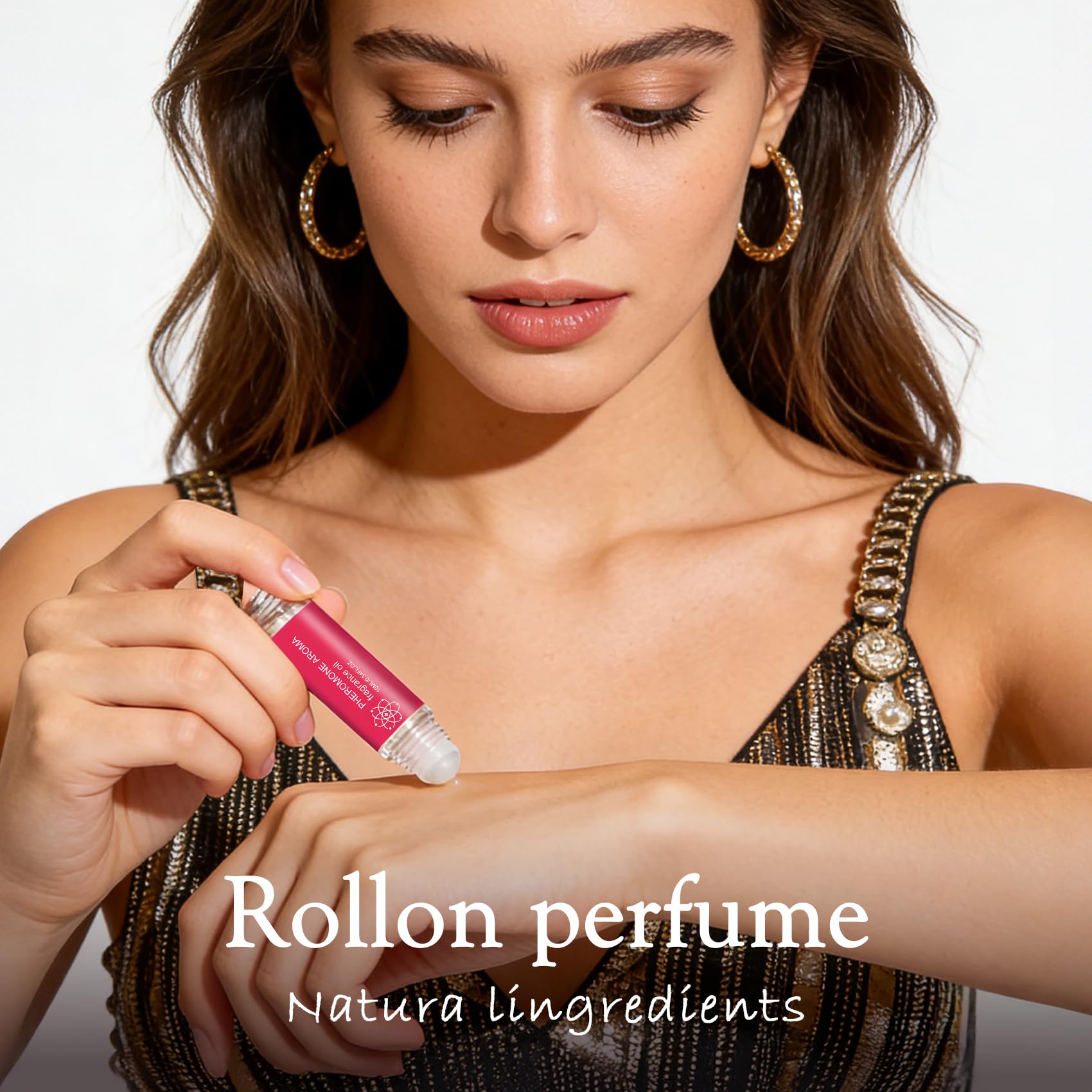 Halonly date-night scene conveys elegant fruity-floral allure.