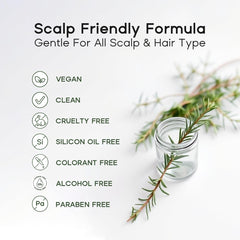 HALOVIDA color-safe design helps maintain treated hair's vibrancy.