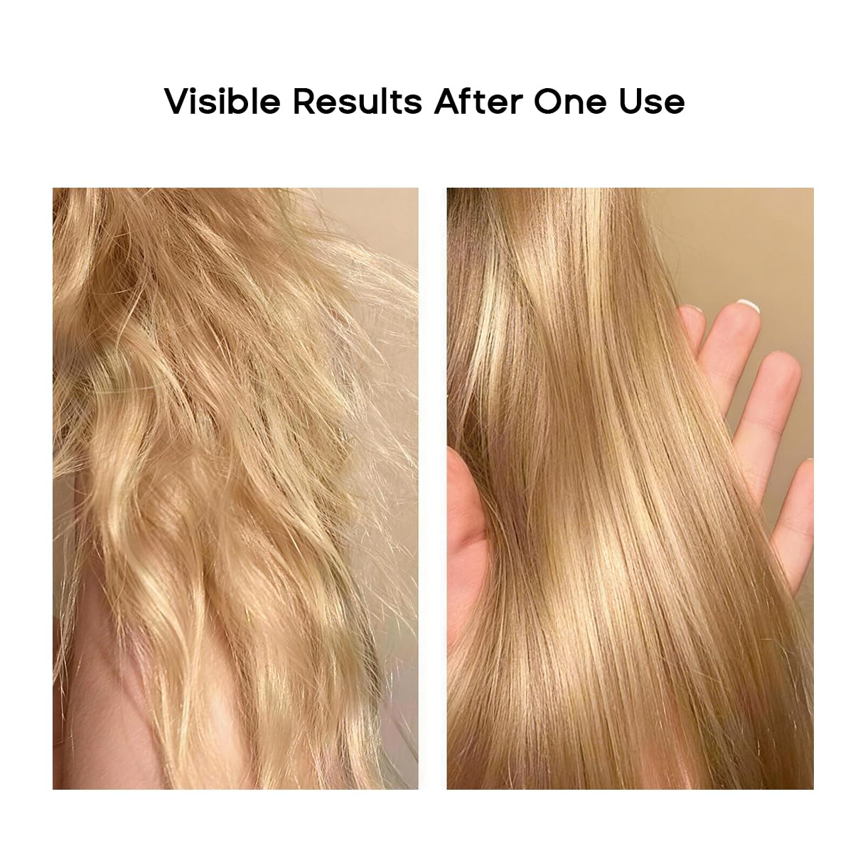 HALOVIDA mask applied to mid-lengths and ends demonstrates targeted repair