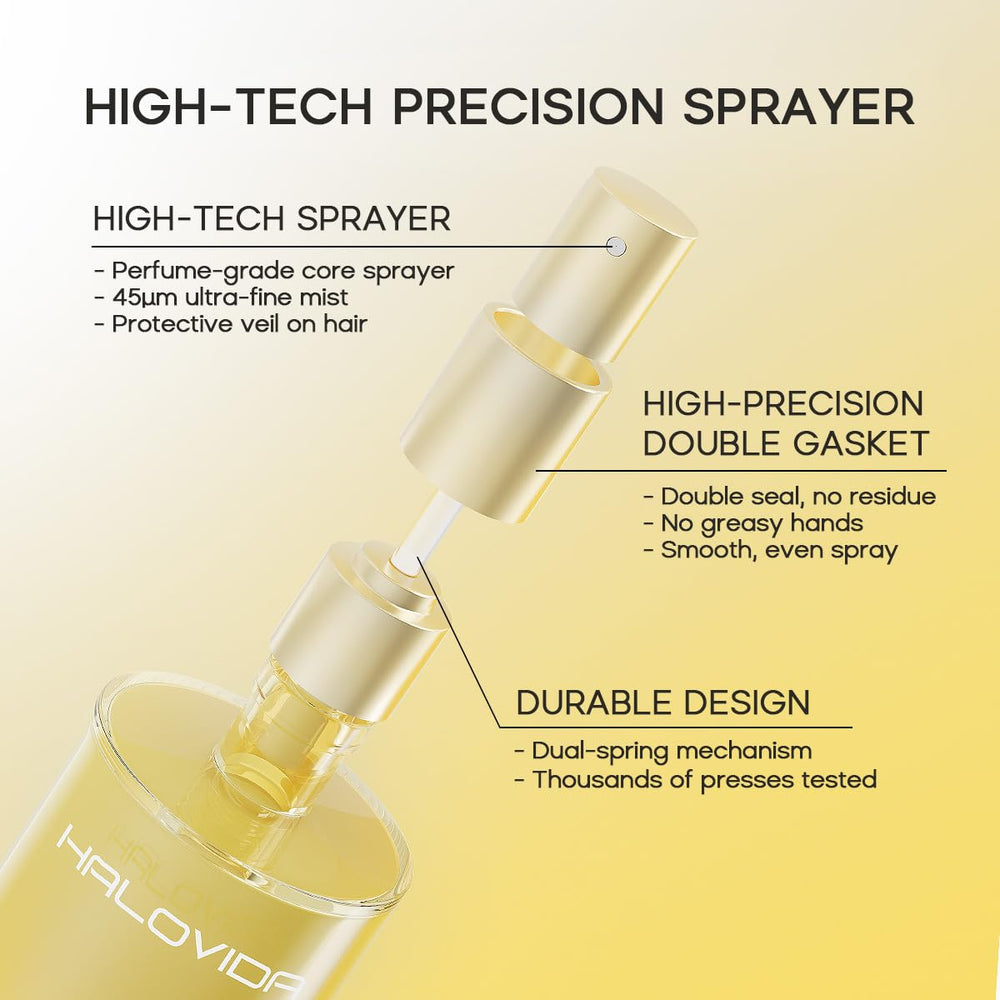 HALOVIDA Hair Oil suitable for dry or damp hair before styling